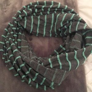 Grey infinity scarf